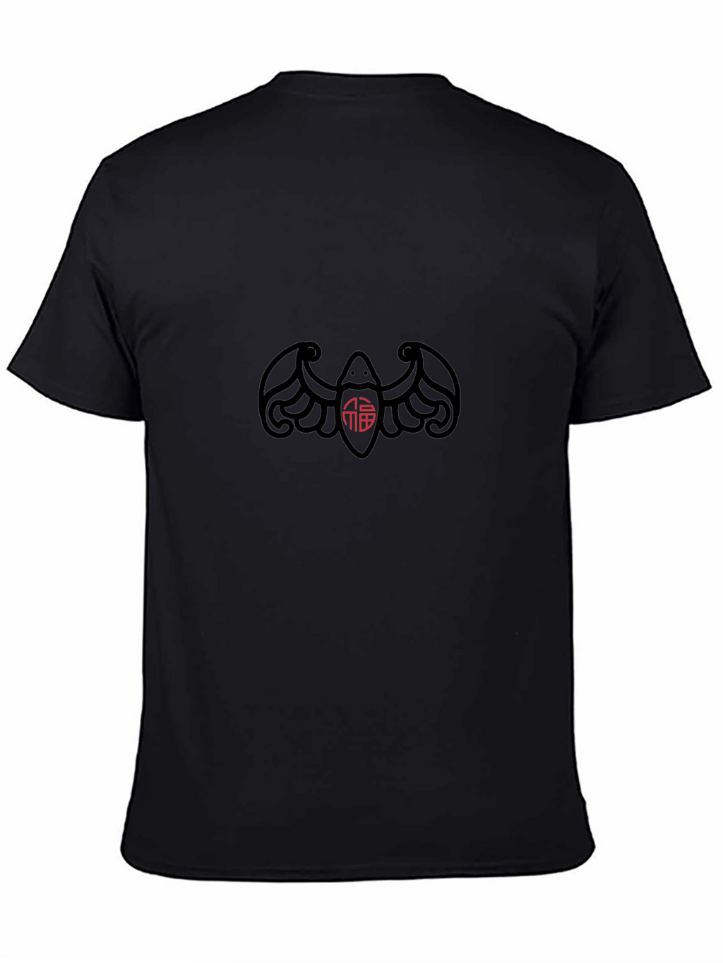 Lucky Bat Graphic Tee - Mens Black T-Shirt