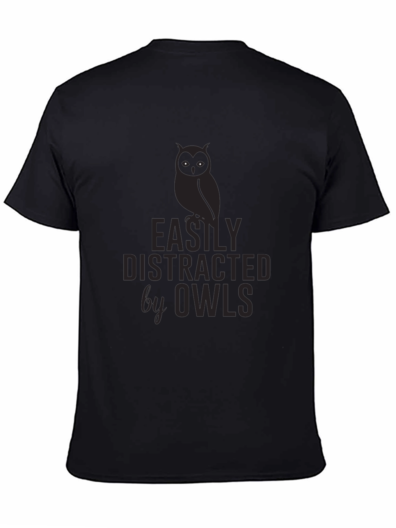 Easily Distracted By Owls Graphic T-Shirt