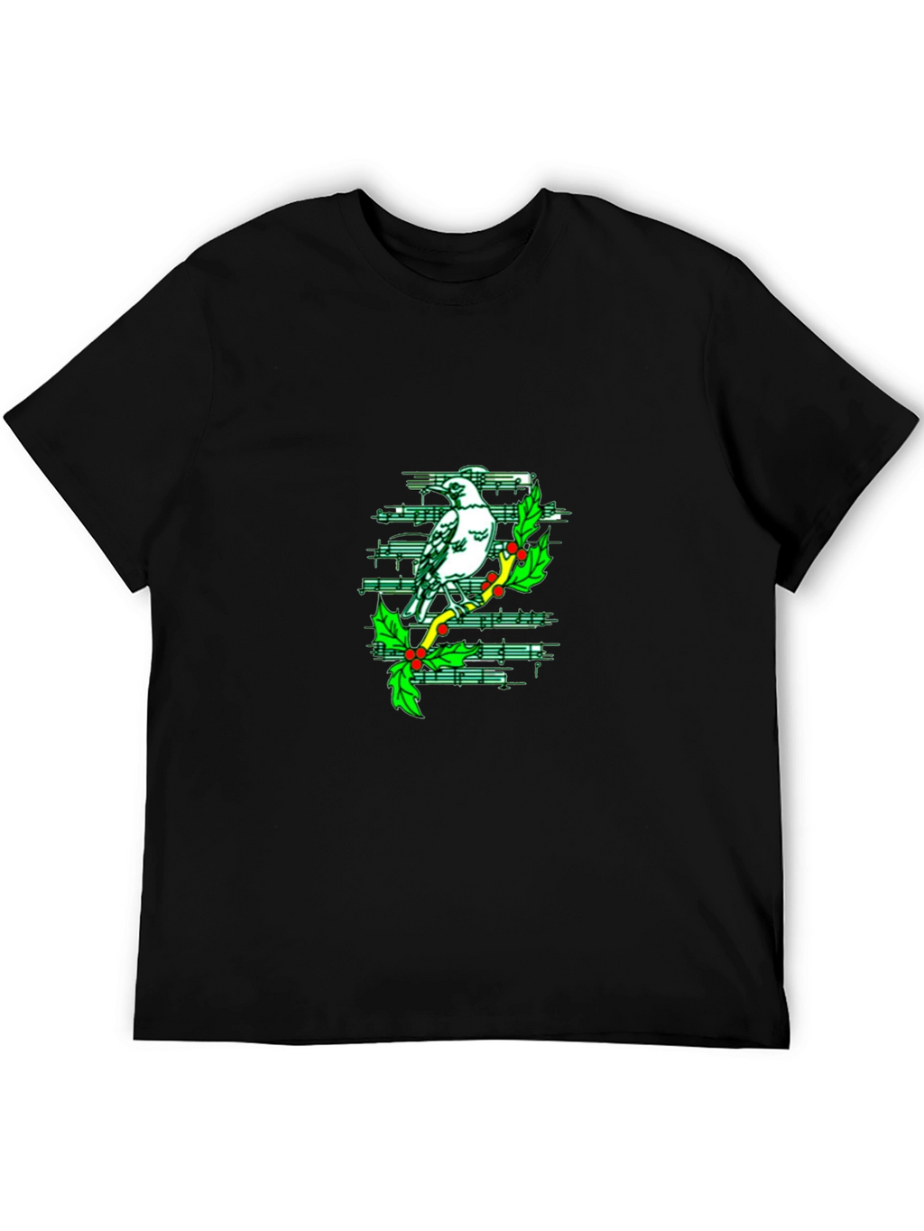 Musical Mockingbird T-Shirt - Black
