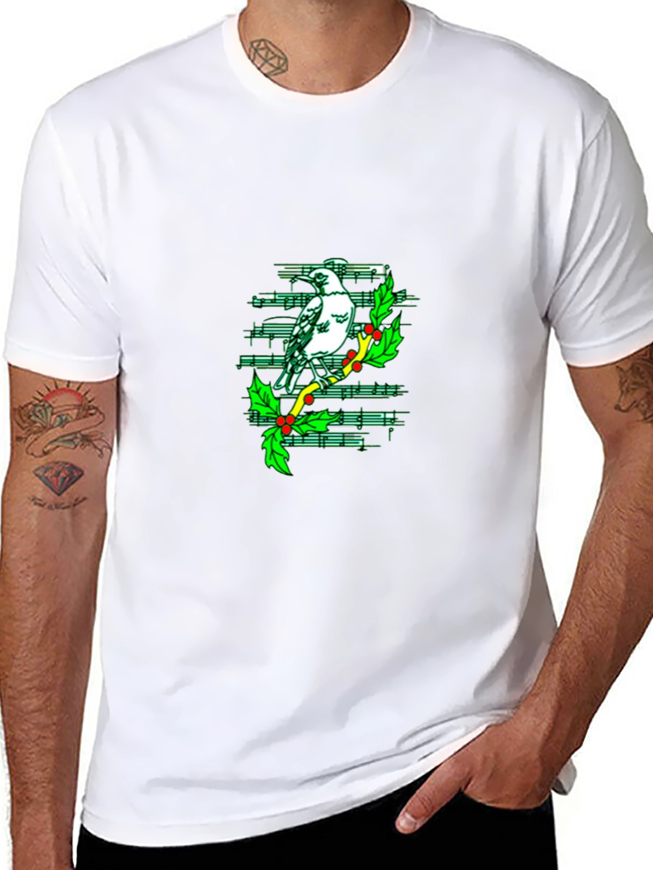 Musical Mockingbird T-Shirt - Black