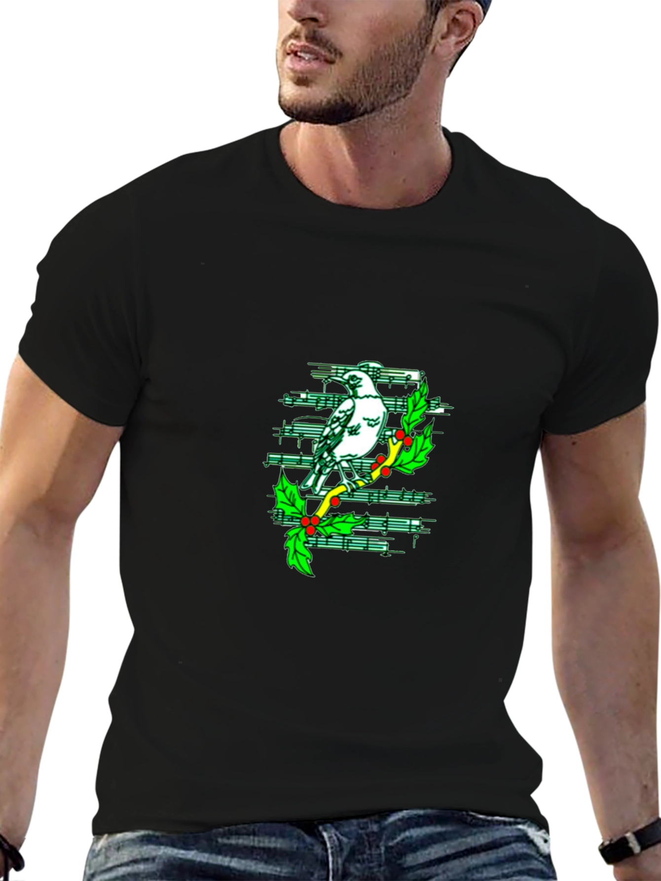 Musical Mockingbird T-Shirt - Black