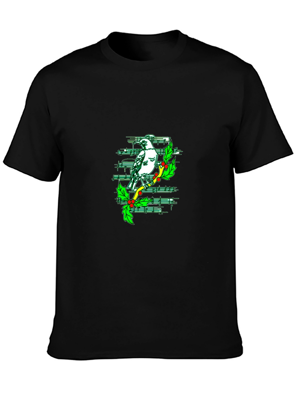 Musical Mockingbird T-Shirt - Black