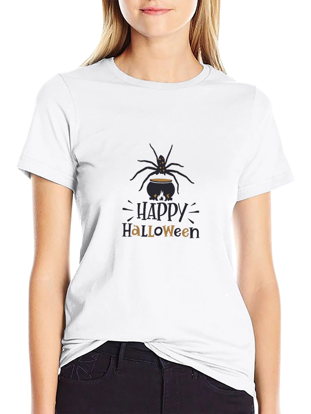 Happy Halloween Spider T-Shirt