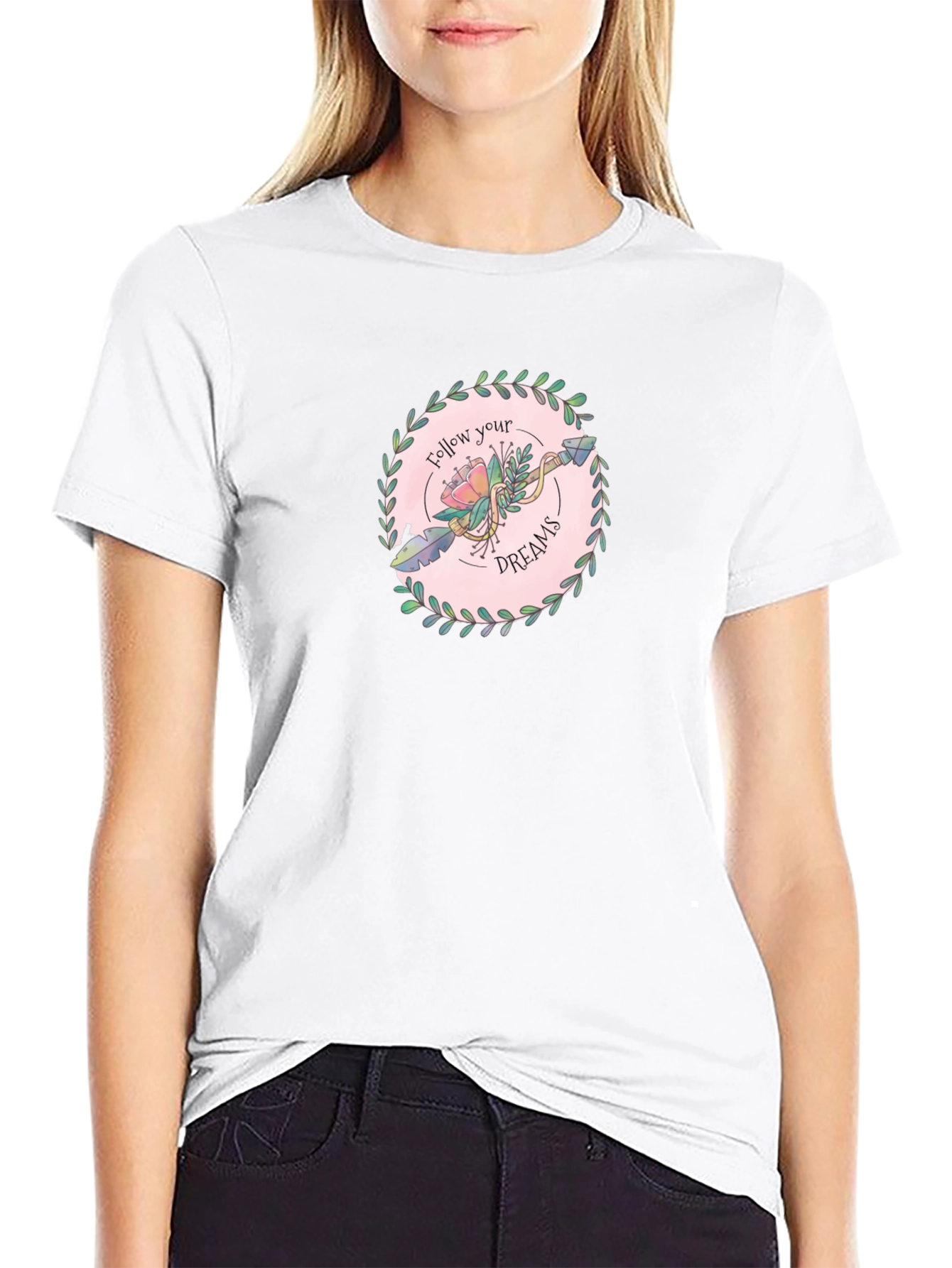 Follow Your Dreams Graphic Tee - Unisex Black T-Shirt