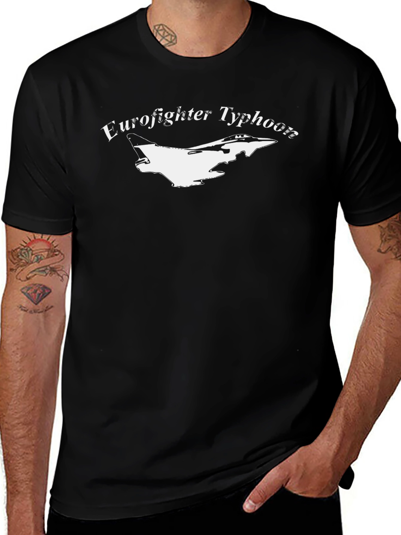 Eurofighter Typhoon Black T-Shirt