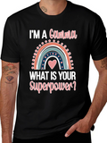 Gamma Superpower T-Shirt - Cute Rainbow Design