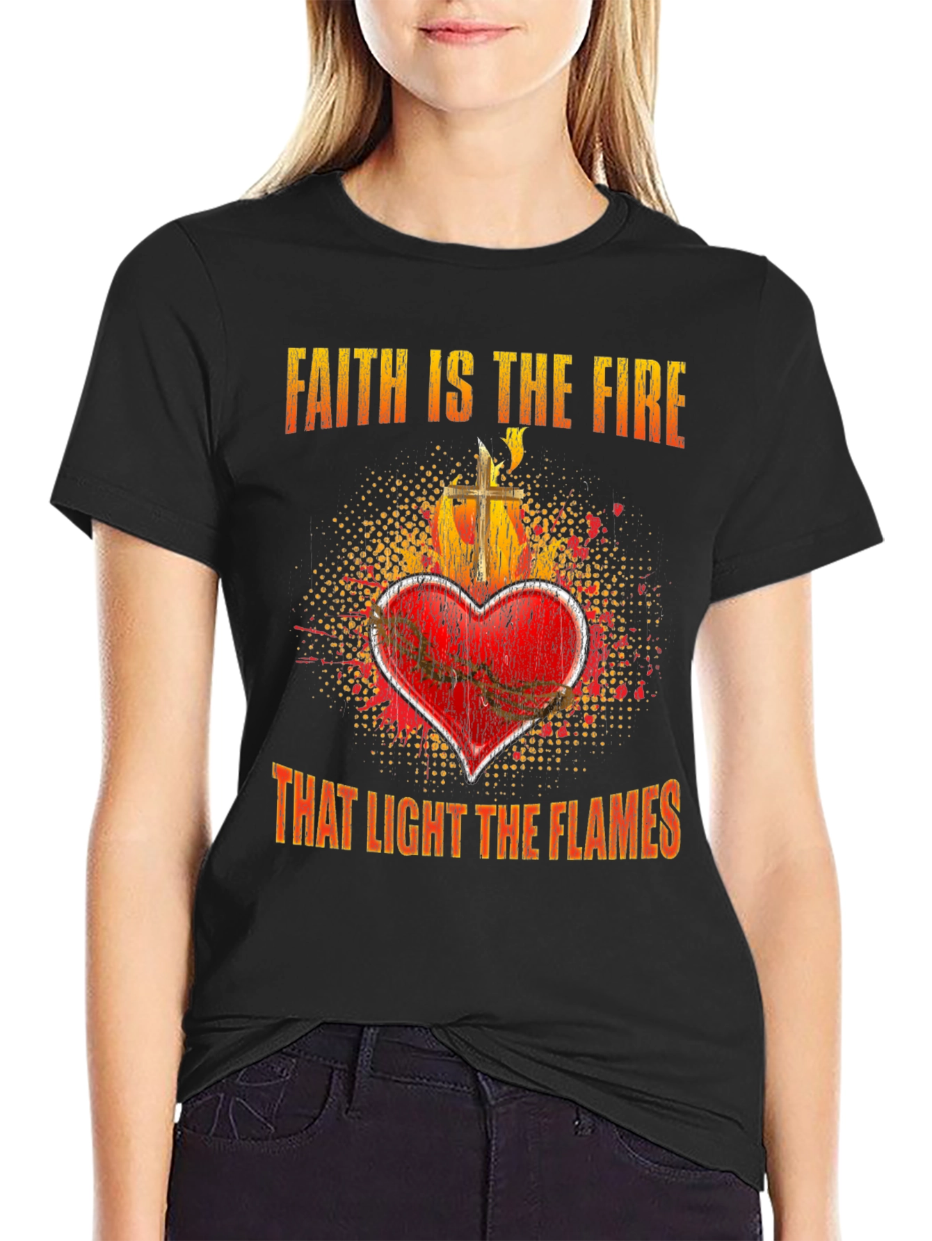 Faith is the Fire Graphic T-Shirt