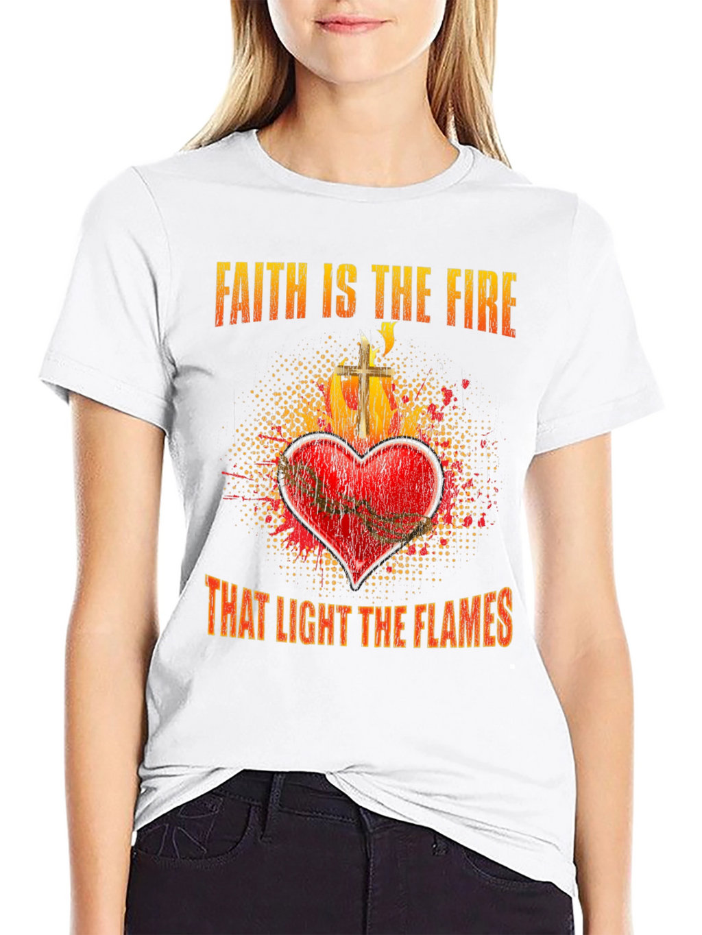 Faith is the Fire Graphic T-Shirt