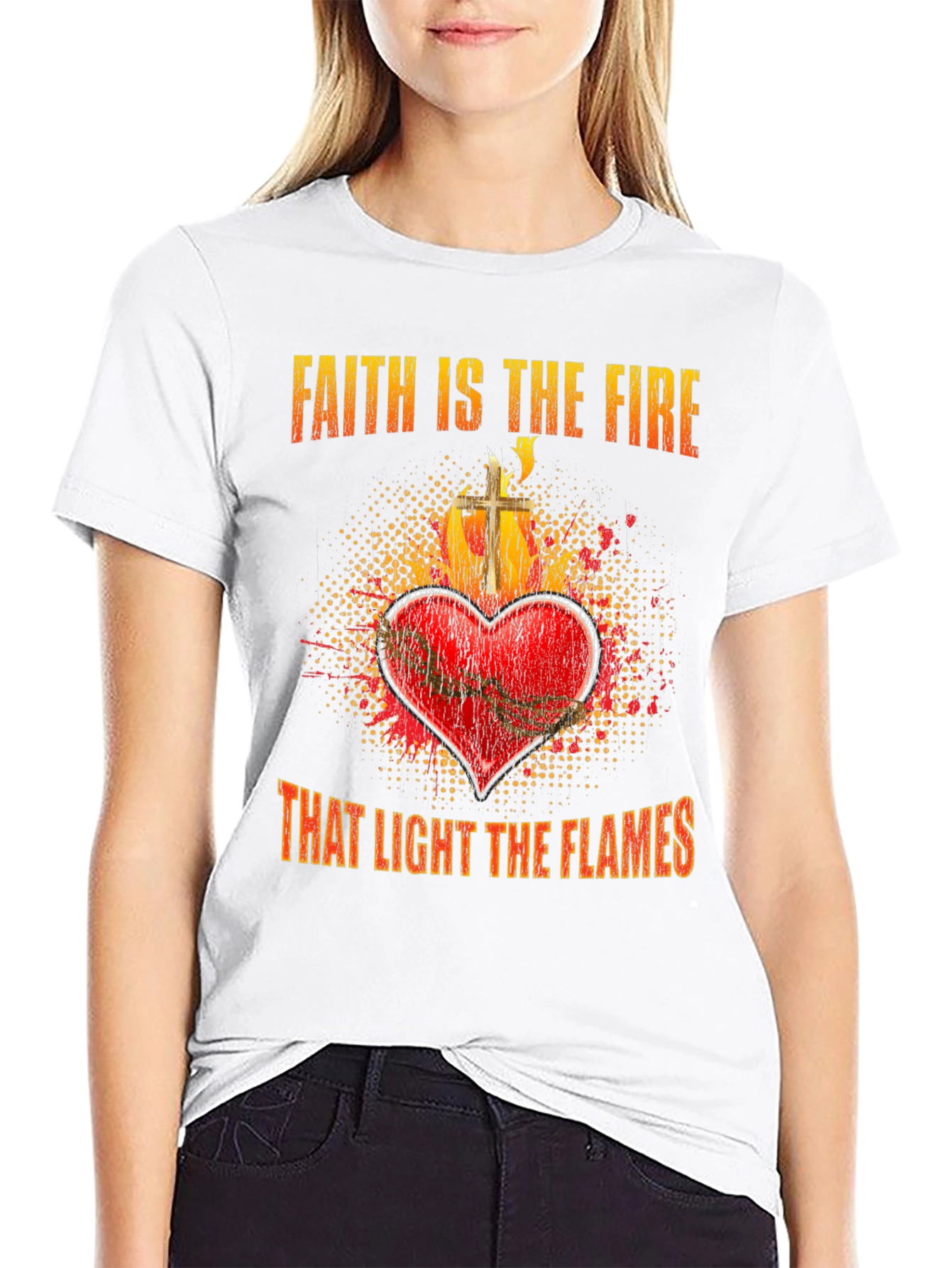 Faith is the Fire Graphic T-Shirt
