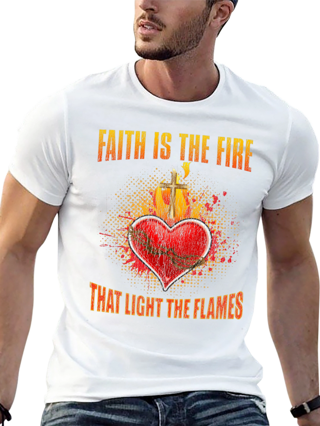 Faith is the Fire Graphic T-Shirt