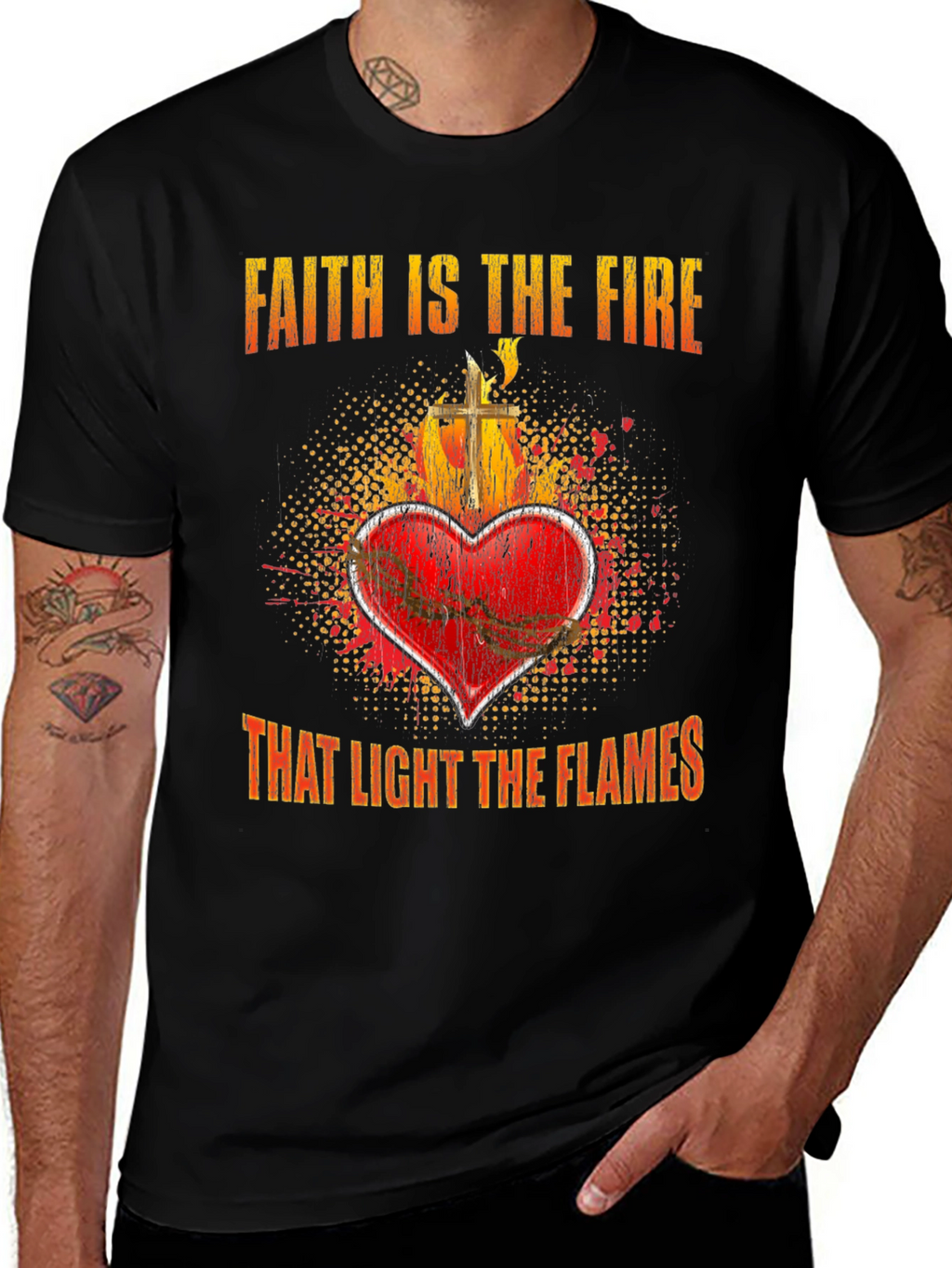 Faith is the Fire Graphic T-Shirt