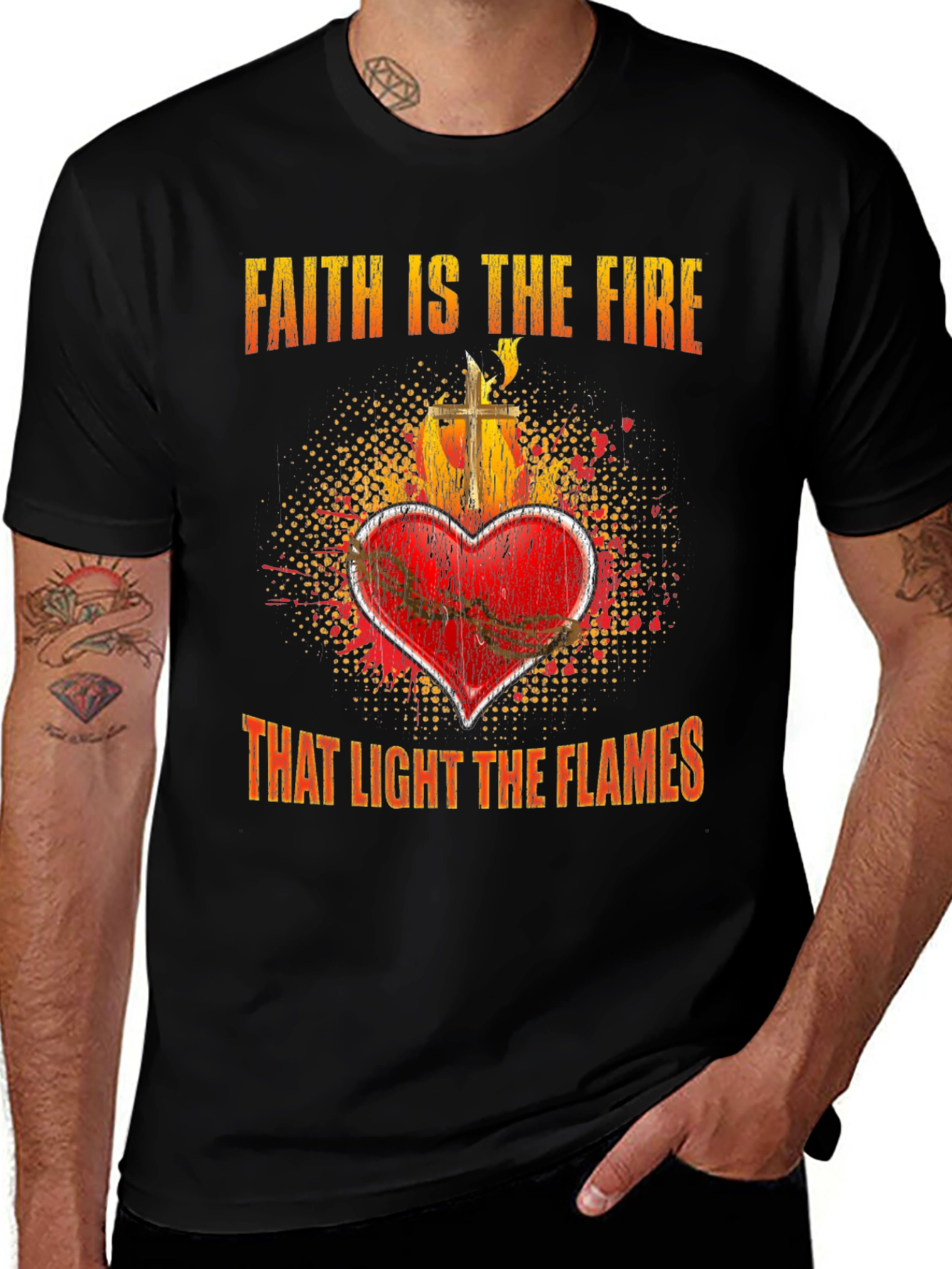 Faith is the Fire Graphic T-Shirt