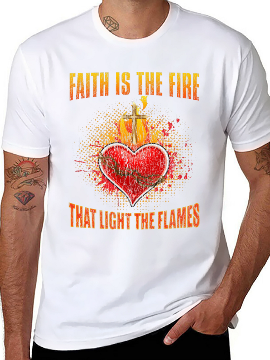 Faith is the Fire Graphic T-Shirt