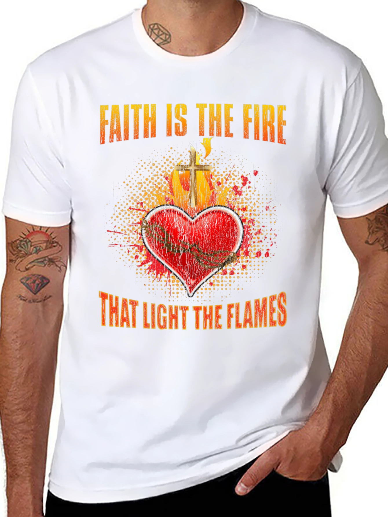 Faith is the Fire Graphic T-Shirt