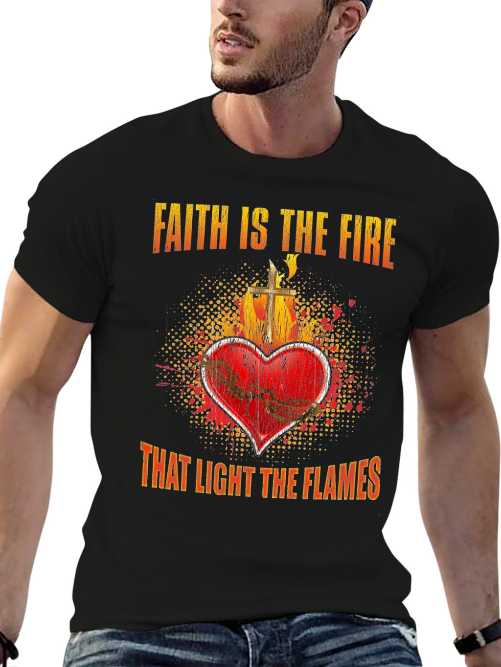 Faith is the Fire Graphic T-Shirt