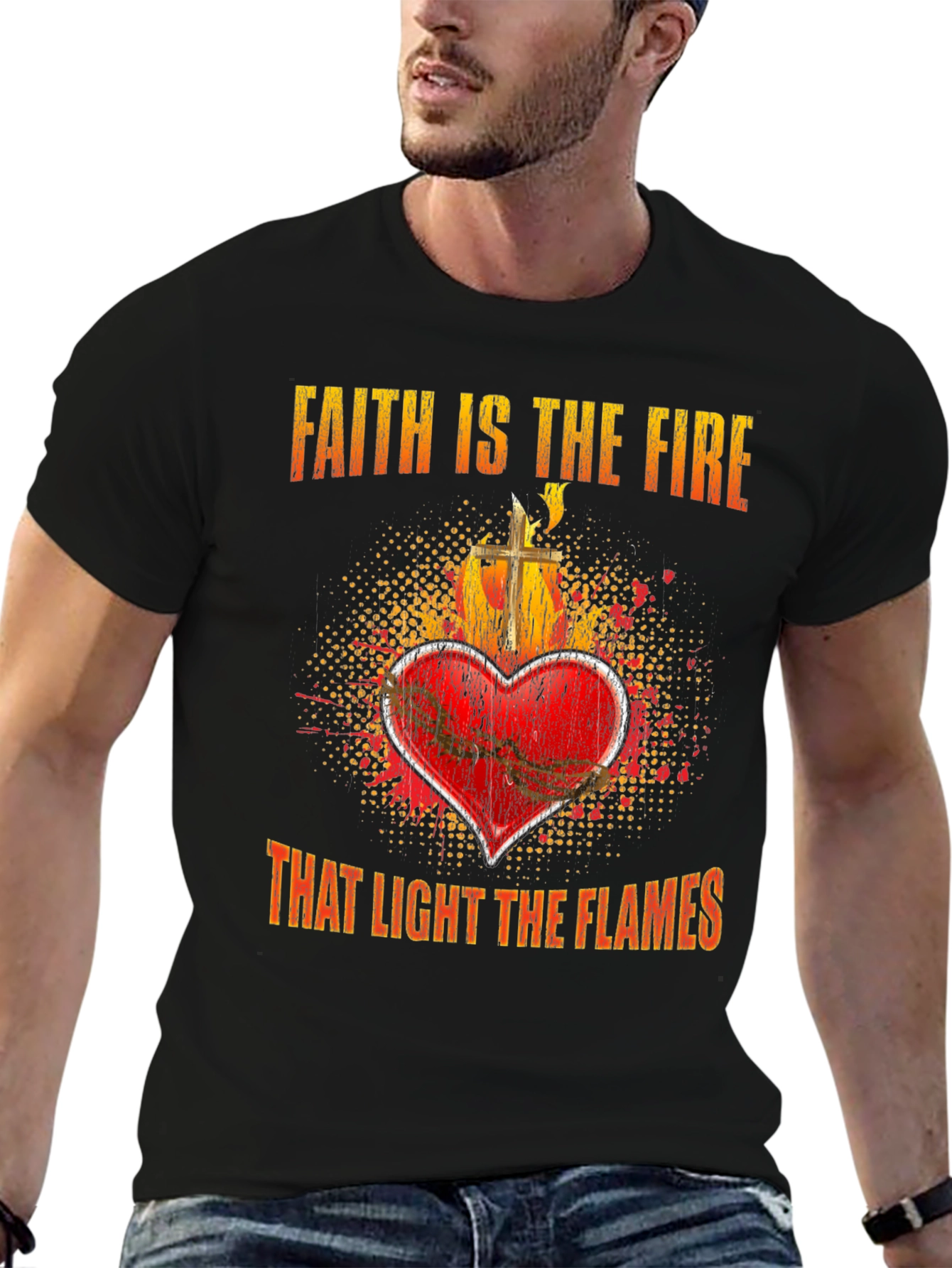 Faith is the Fire Graphic T-Shirt