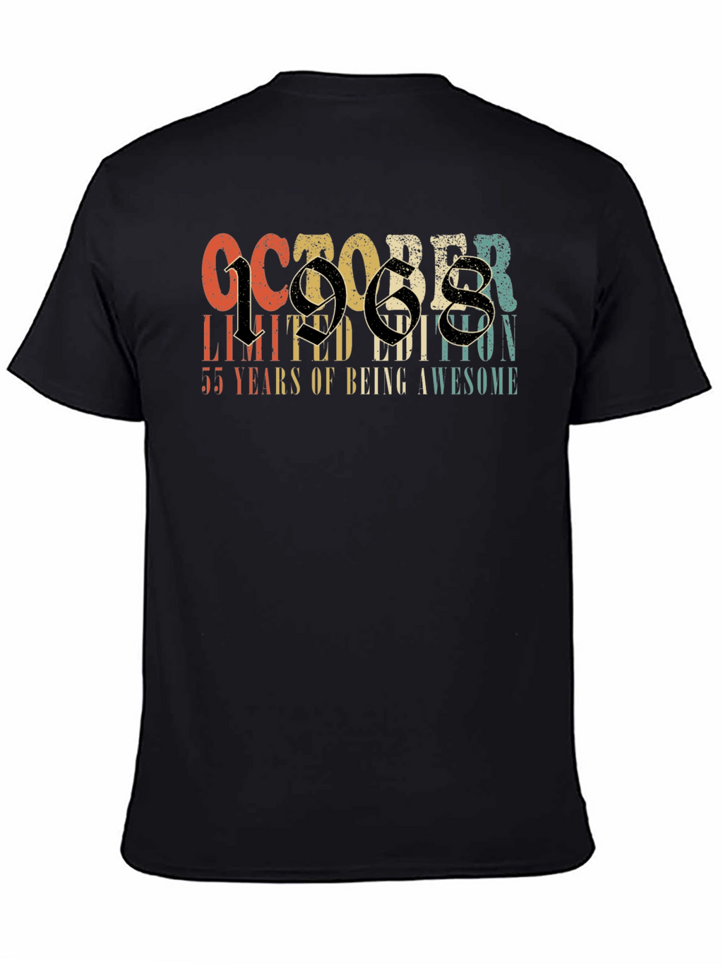 October 1968 Limited Edition Birthday T-Shirt