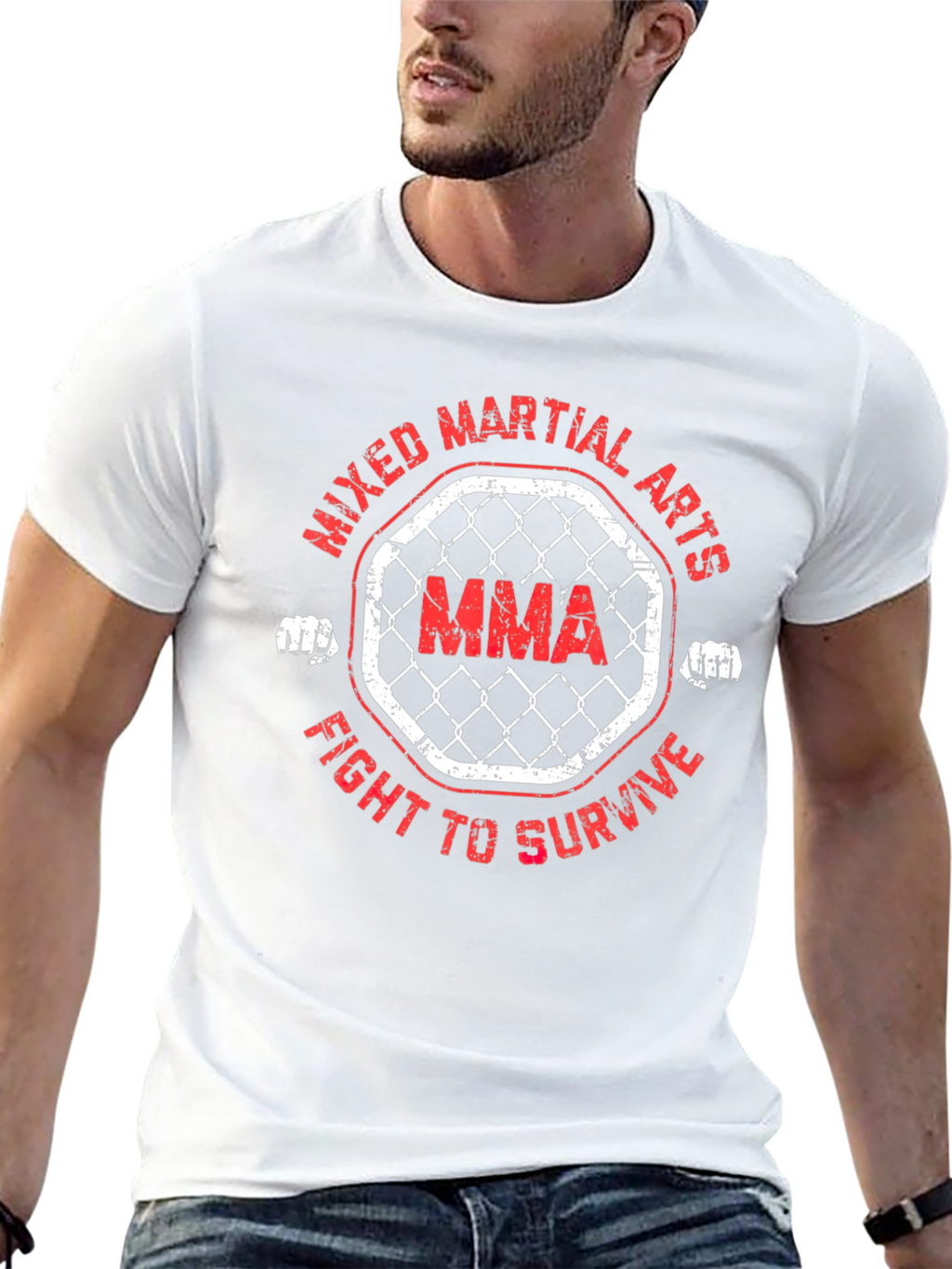 MMA Fight to Survive Graphic T-Shirt