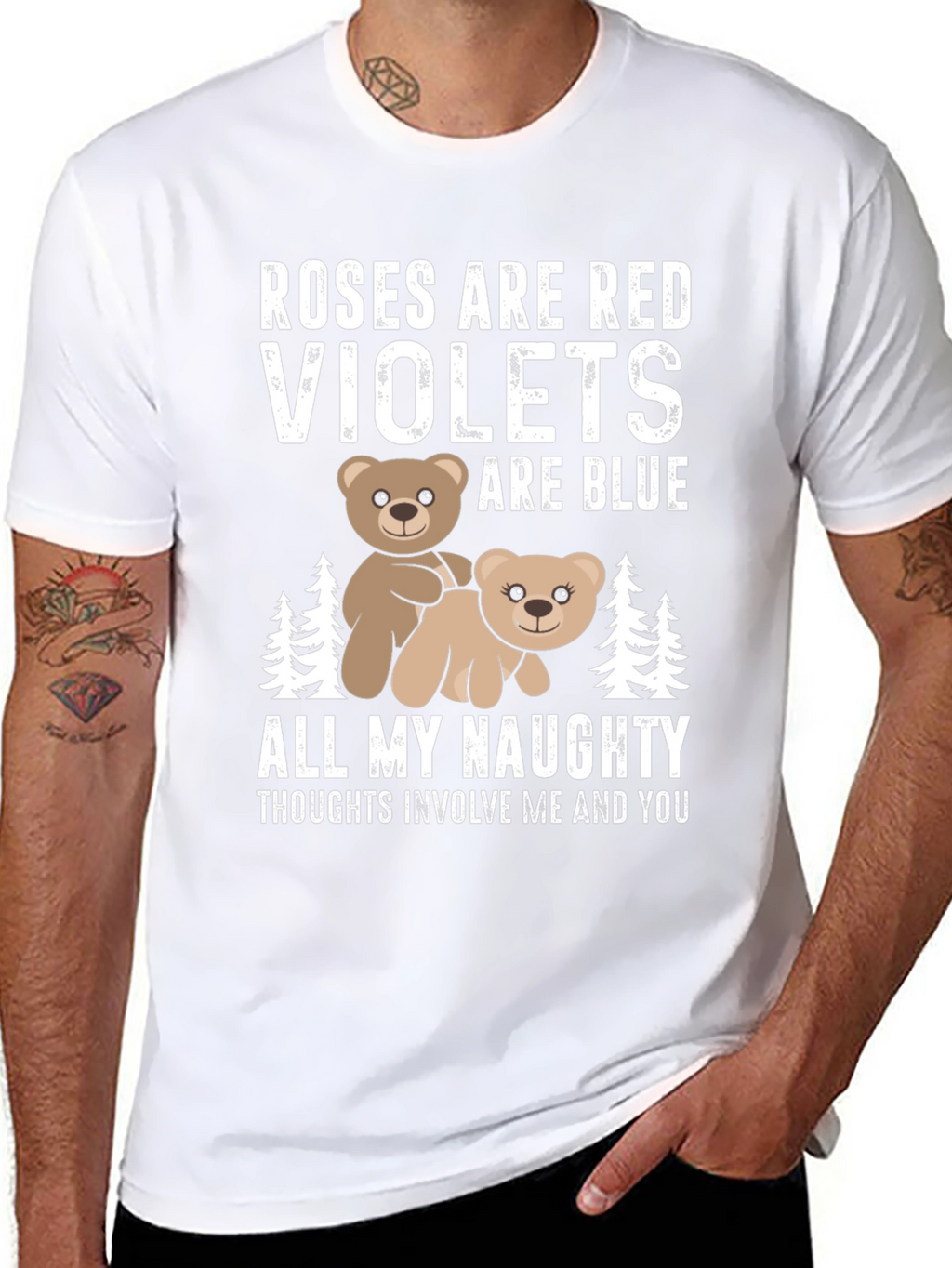 Roses Are Red Adult Humor T-Shirt
