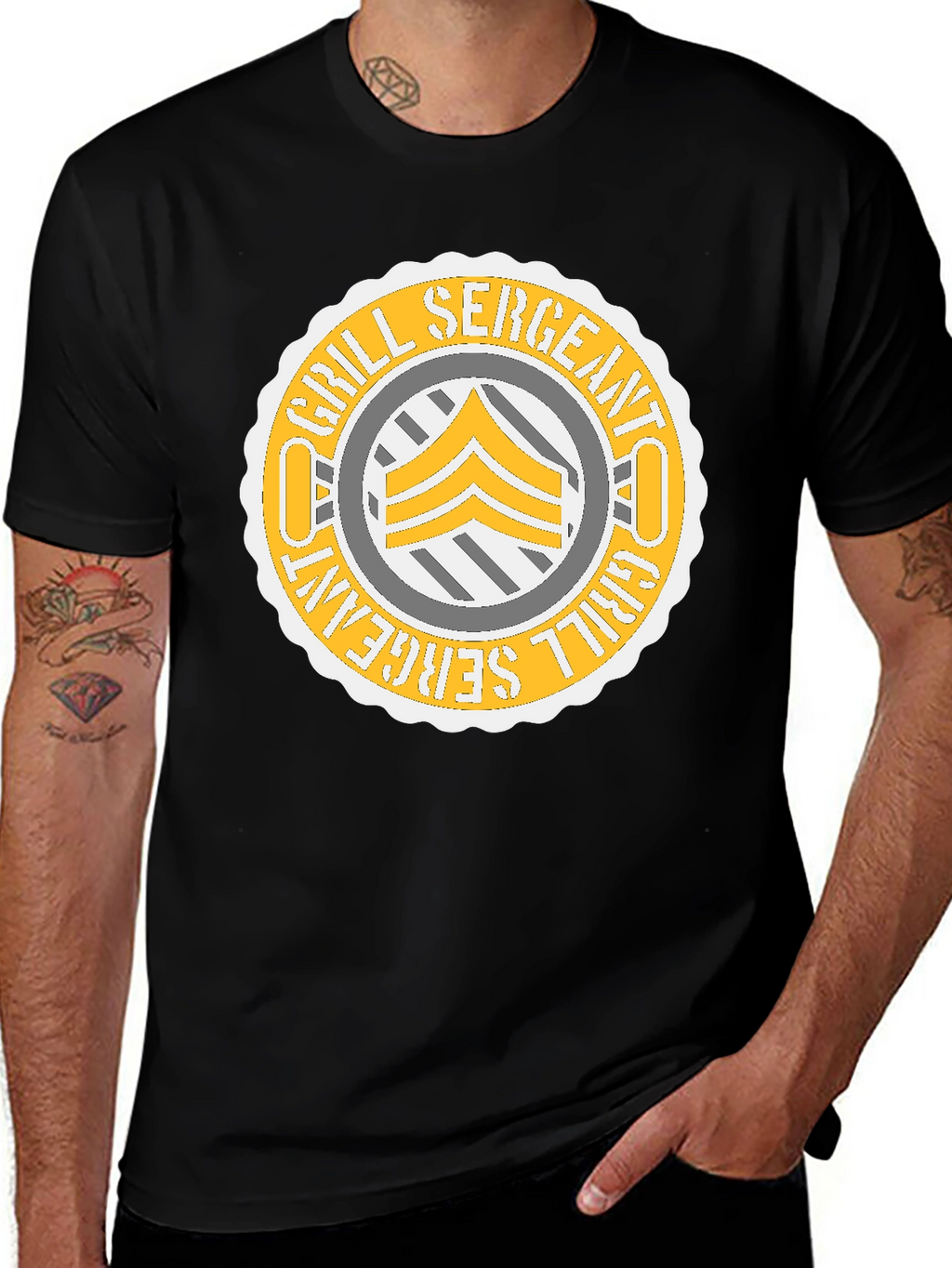 Grill Sergeant T-Shirt - BBQ Master Apparel