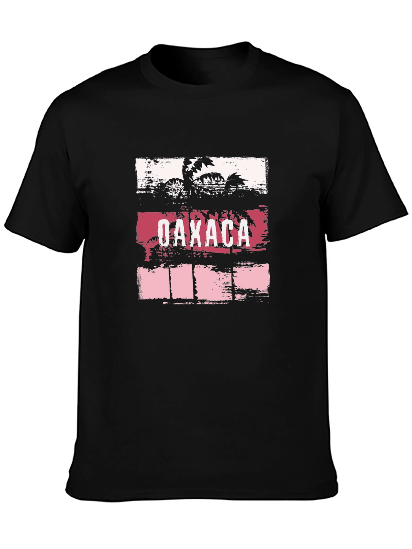 Oaxaca Retro Palm Tree Graphic T-Shirt