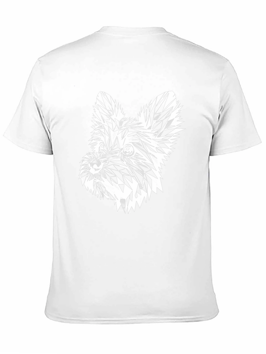 Abstract Dog Graphic Tee - Stylish Black T-Shirt