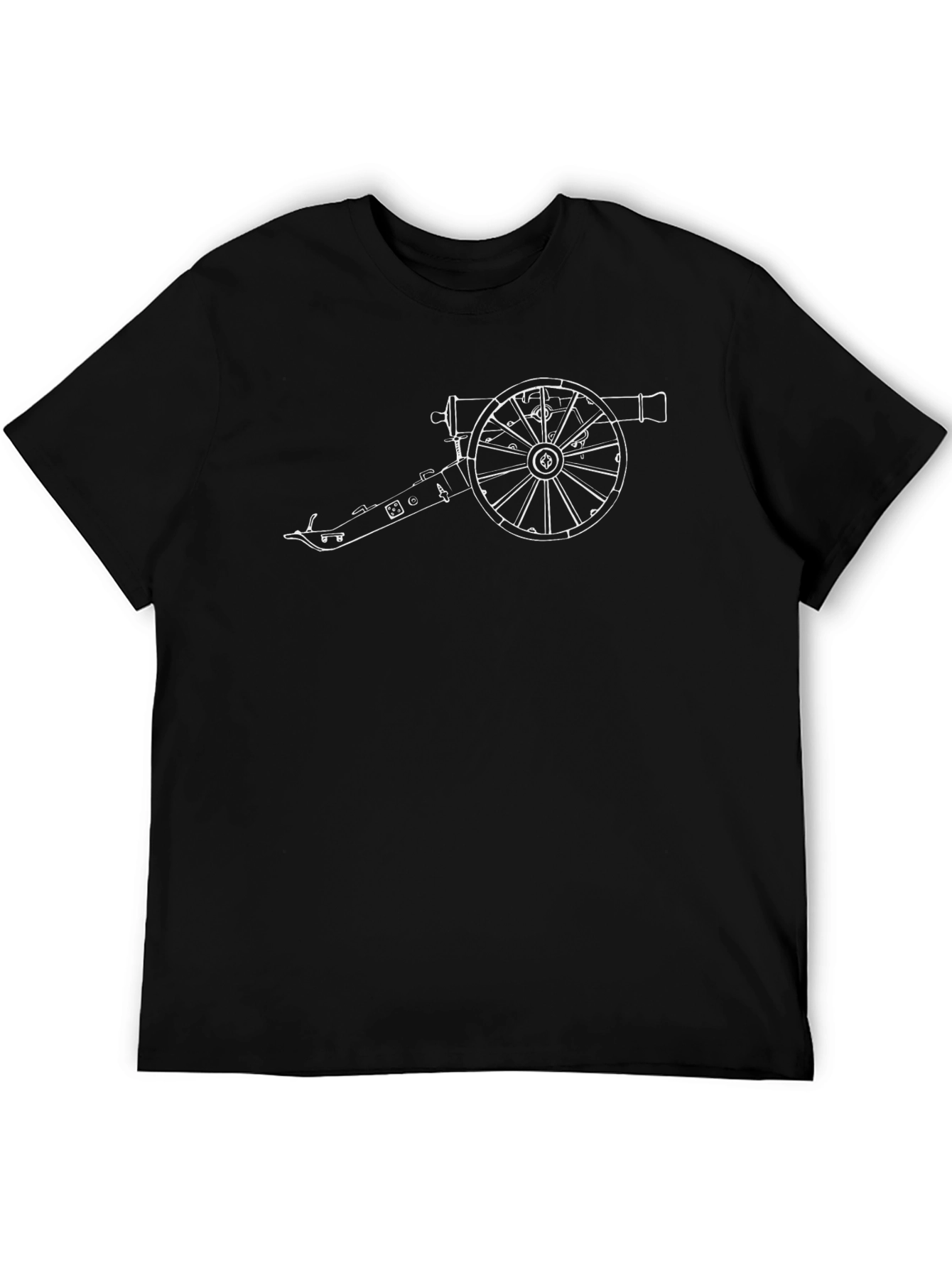 Cannon Graphic Black T-Shirt
