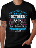 October Guy T-Shirt: 3 Sides Fun and Crazy