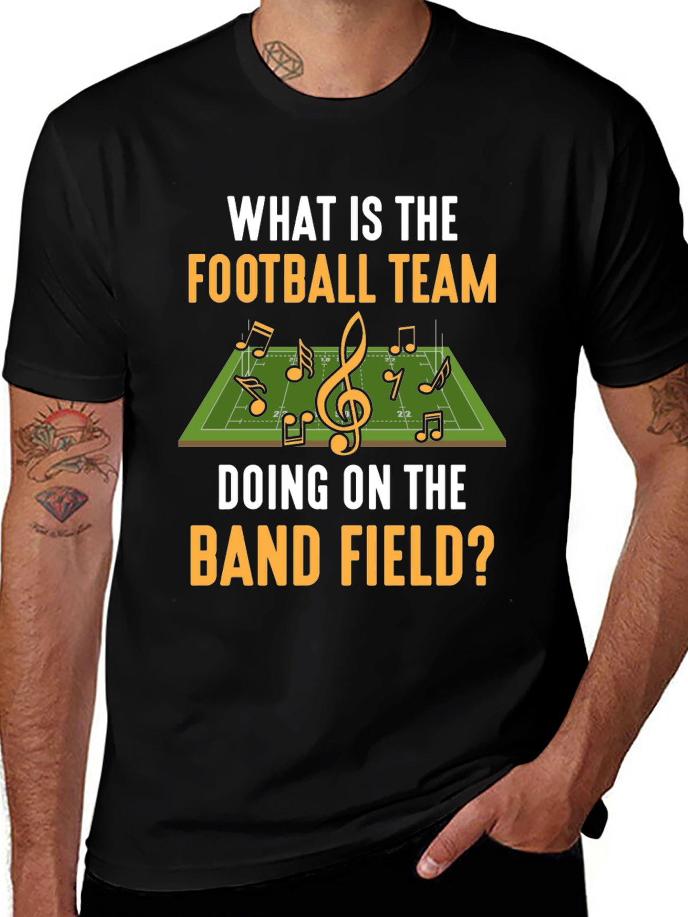 Football Team Band Field T-Shirt
