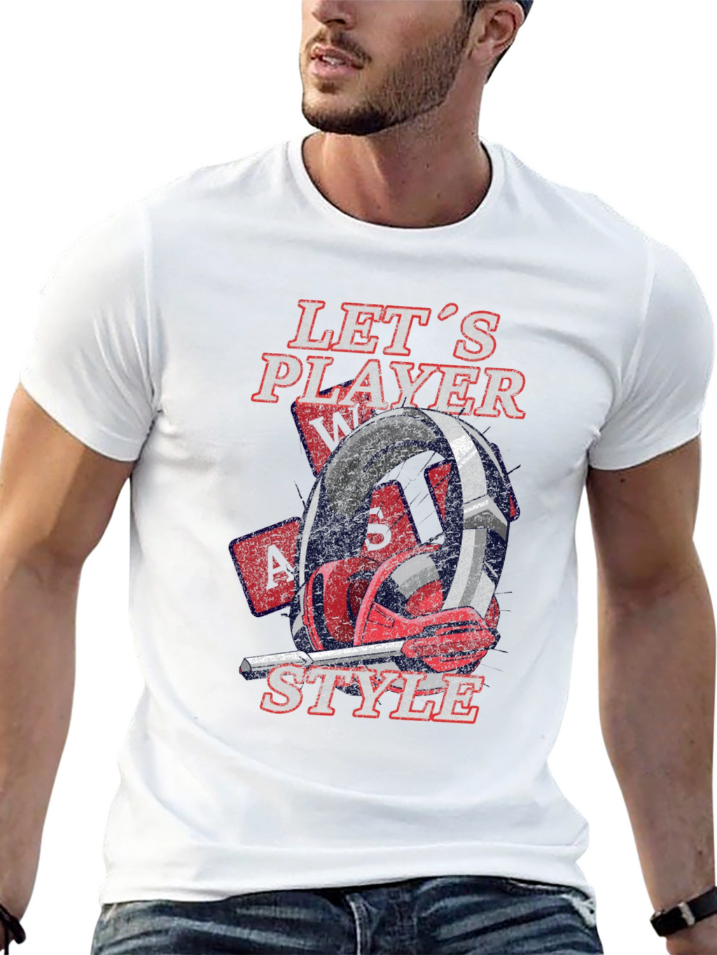 Lets Player Style Graphic T-Shirt