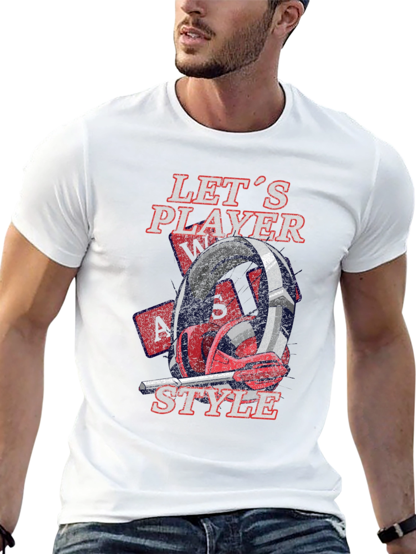 Lets Player Style Graphic T-Shirt