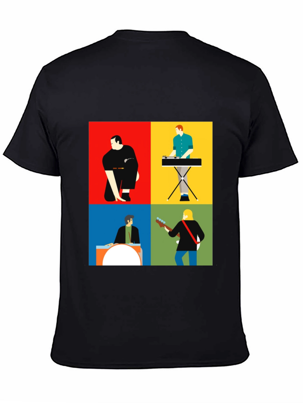 Modern Music Band T-Shirt: Stylish Graphic Tee