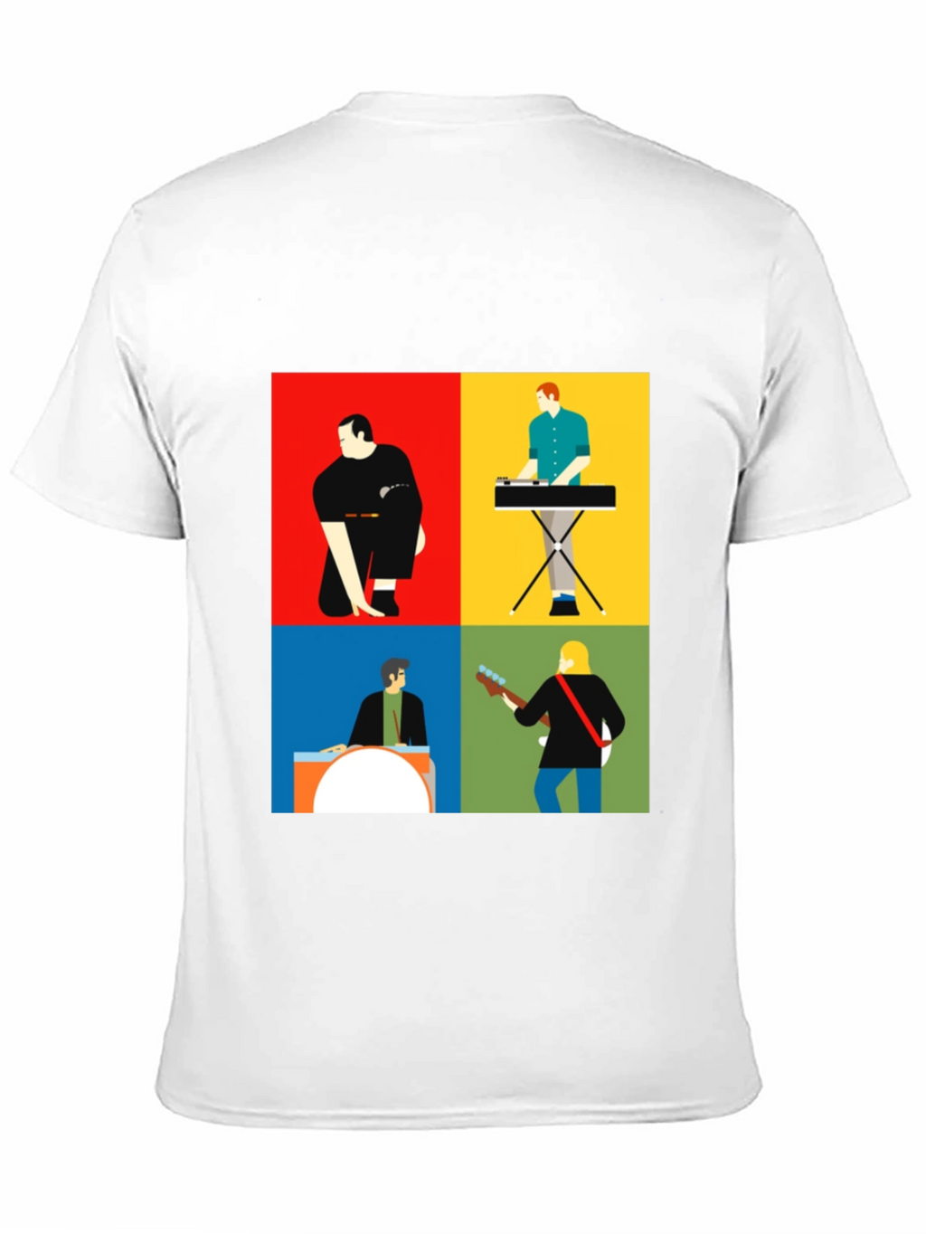 Modern Music Band T-Shirt: Stylish Graphic Tee
