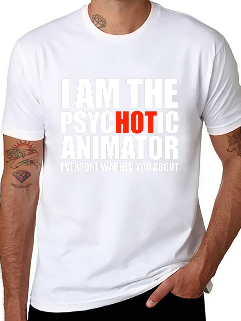 Psychotic Animator Graphic T-Shirt