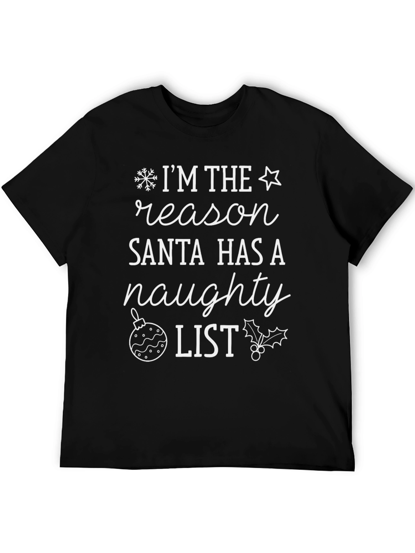 Naughty List Holiday T-Shirt
