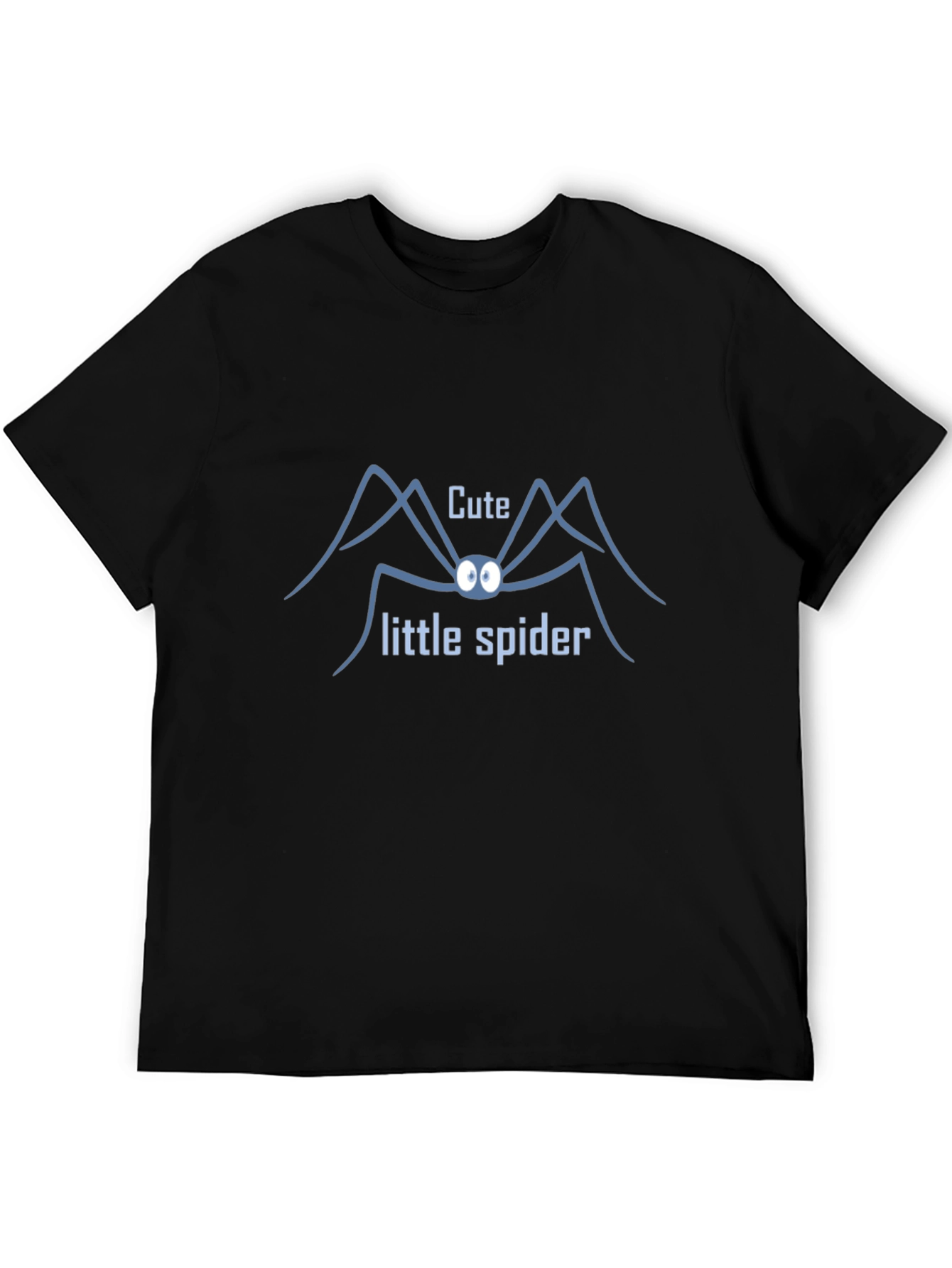 Cute Little Spider Graphic Tee - Black T-Shirt
