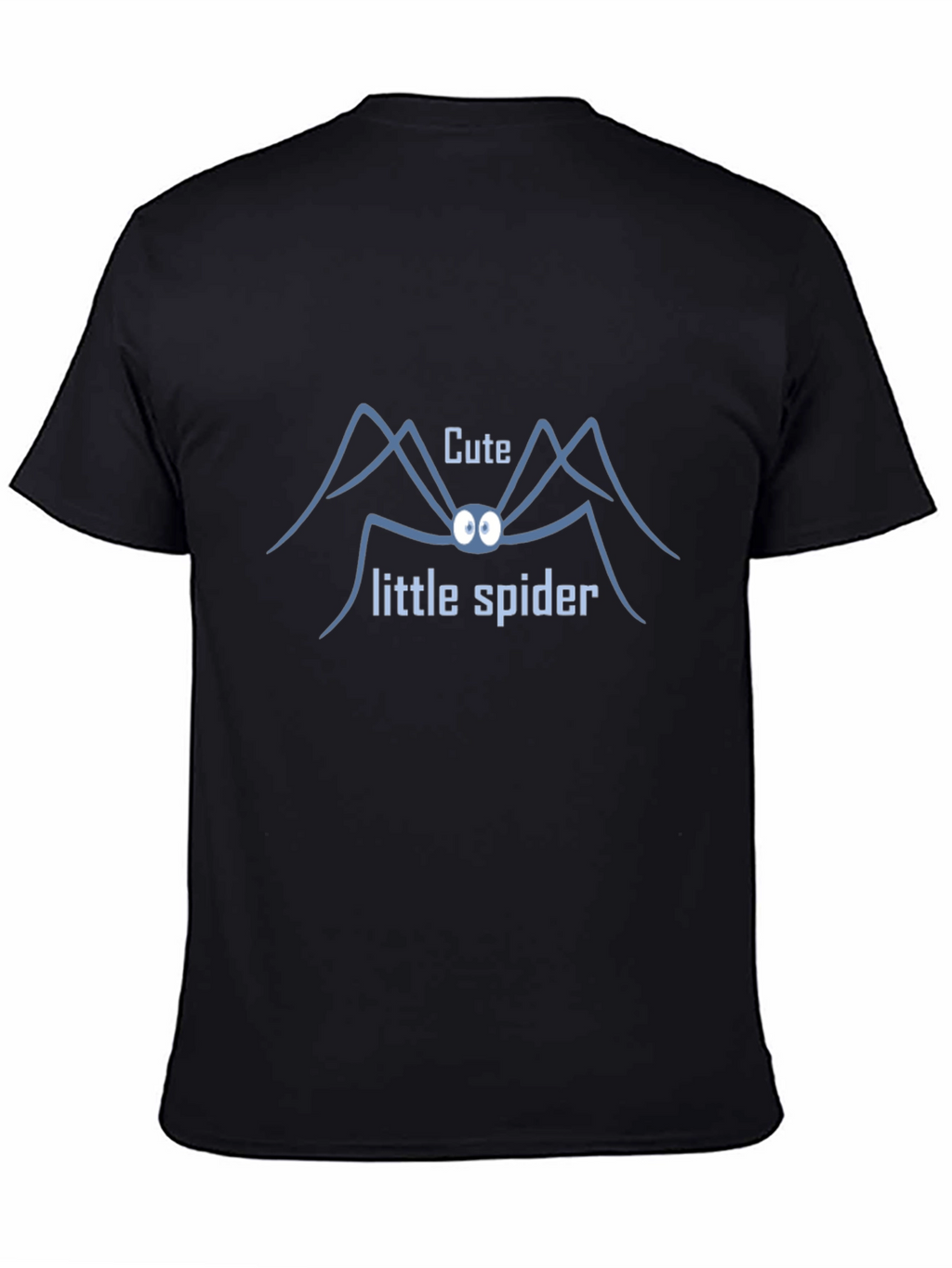 Cute Little Spider Graphic Tee - Black T-Shirt