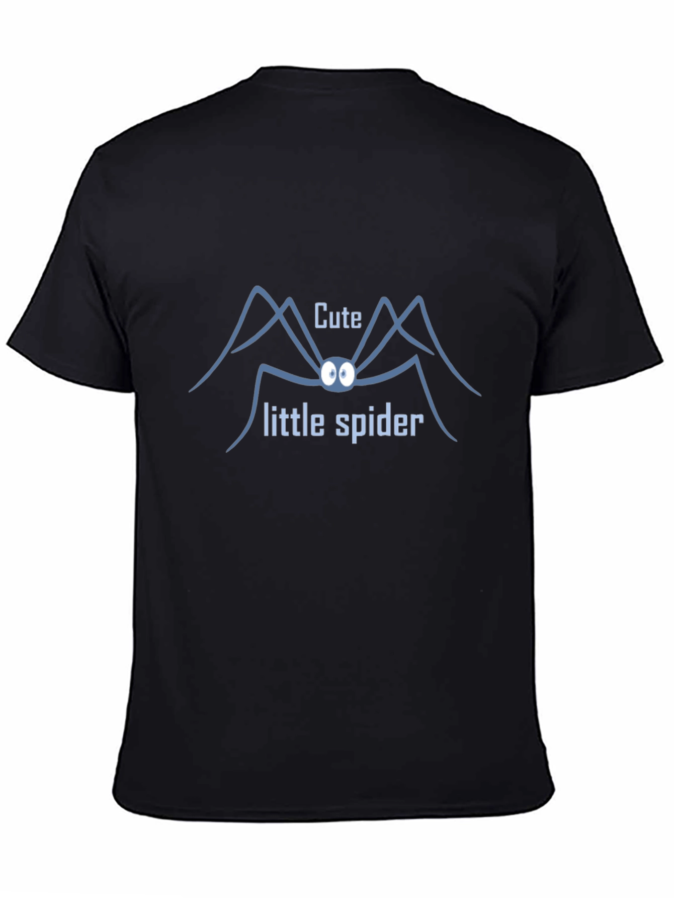 Cute Little Spider Graphic Tee - Black T-Shirt