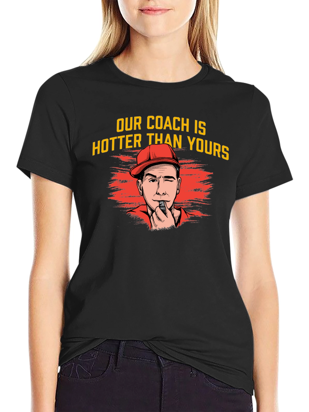 Hot Coach T-Shirt - Funny Sports Fan Tee