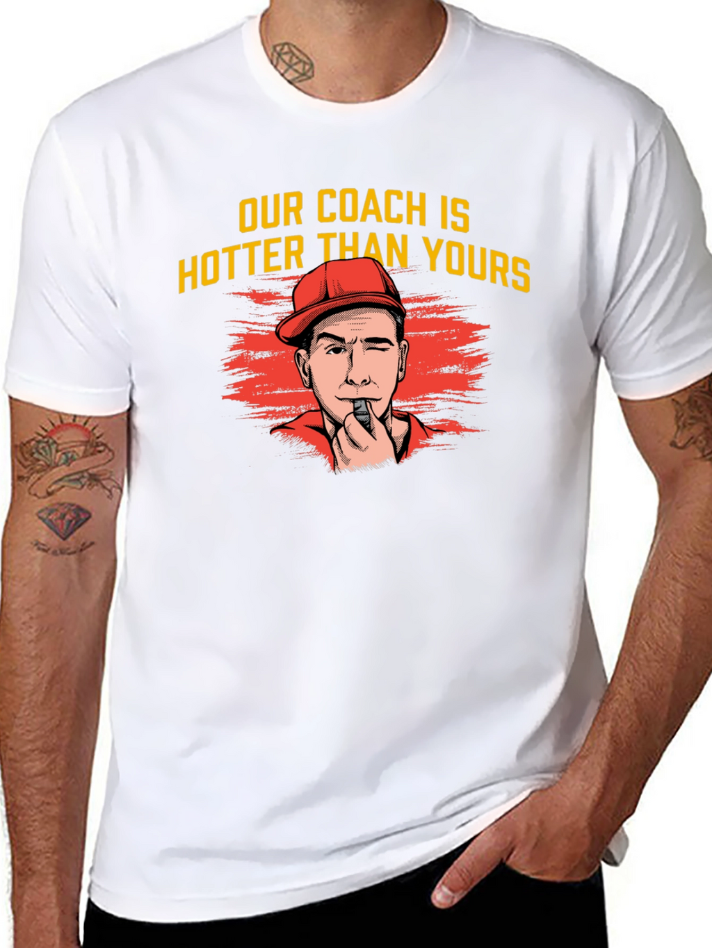 Hot Coach T-Shirt - Funny Sports Fan Tee
