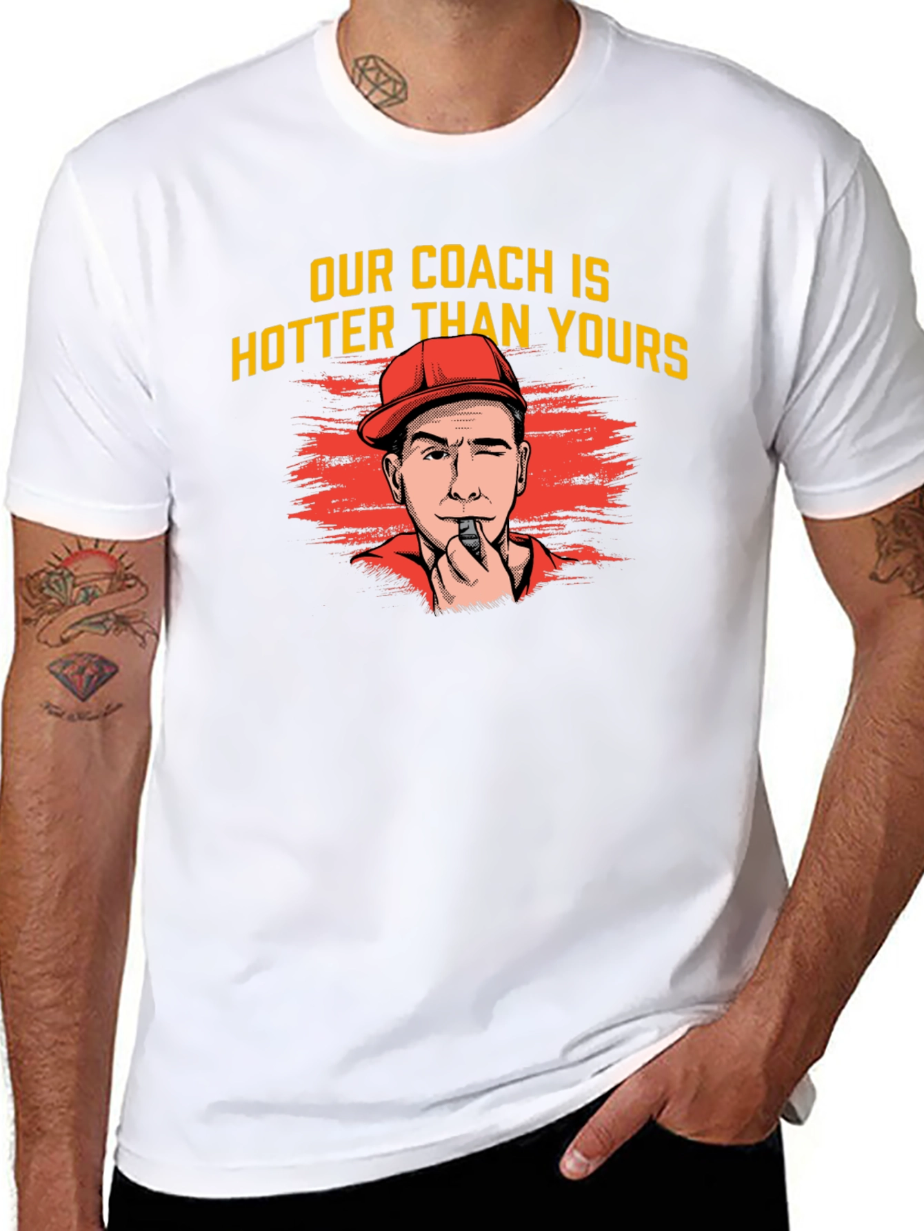 Hot Coach T-Shirt - Funny Sports Fan Tee
