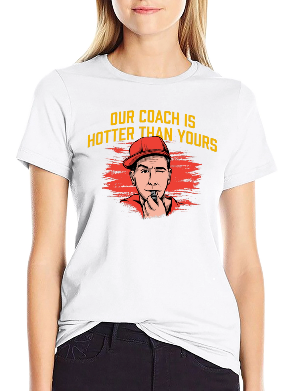 Hot Coach T-Shirt - Funny Sports Fan Tee