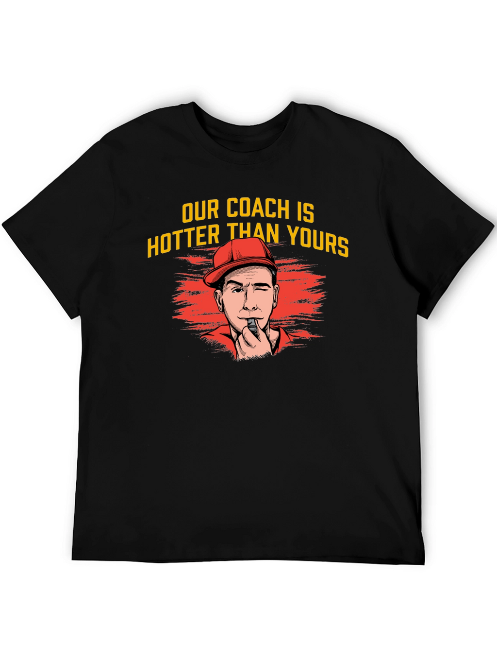 Hot Coach T-Shirt - Funny Sports Fan Tee