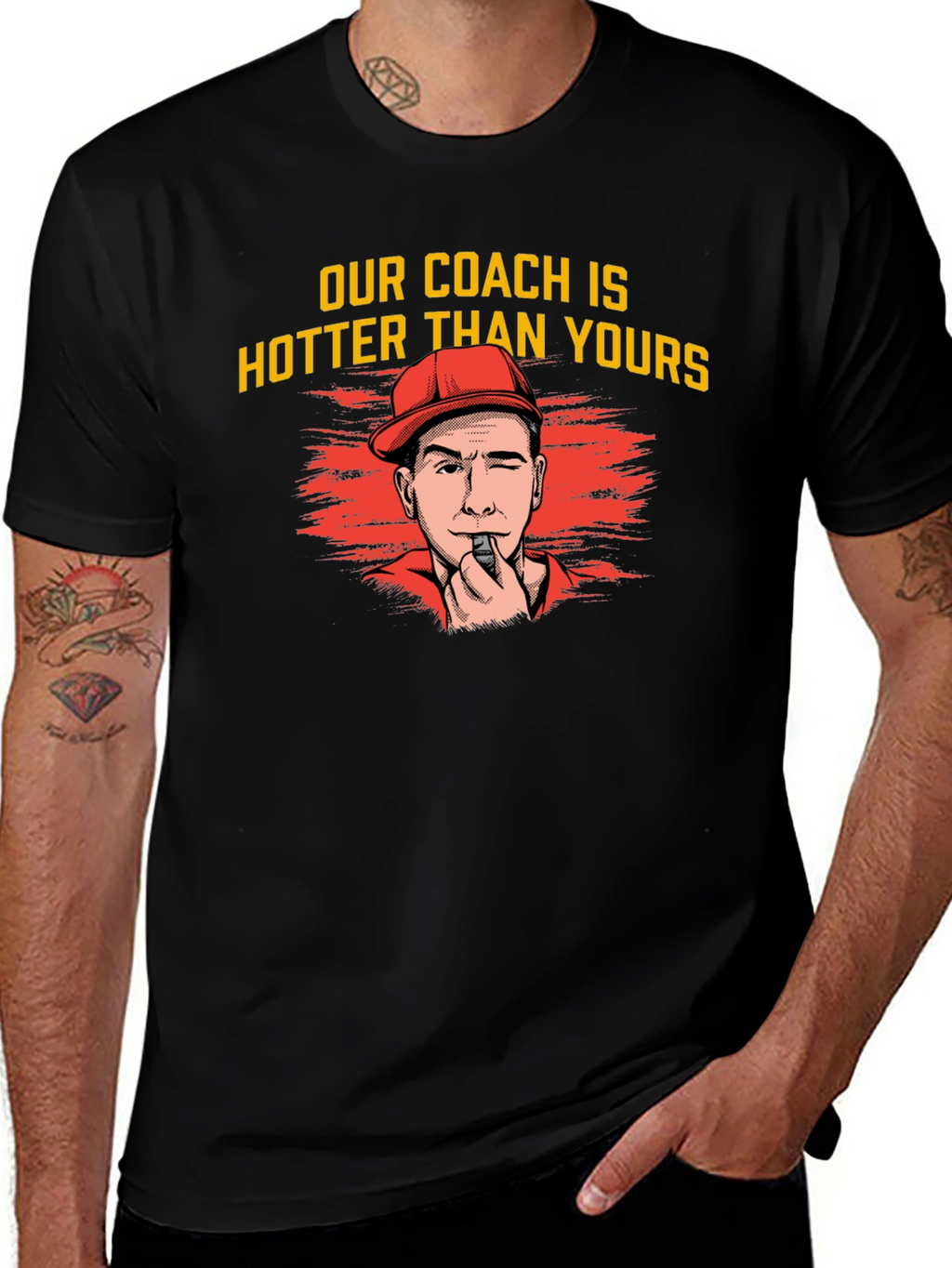 Hot Coach T-Shirt - Funny Sports Fan Tee