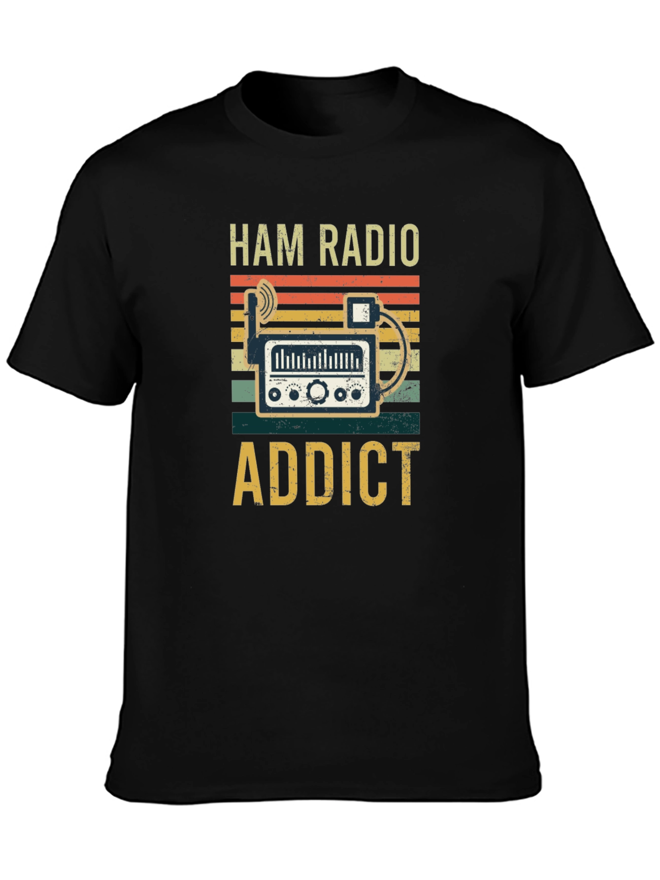 Ham Radio Addict T-Shirt - Vintage Design