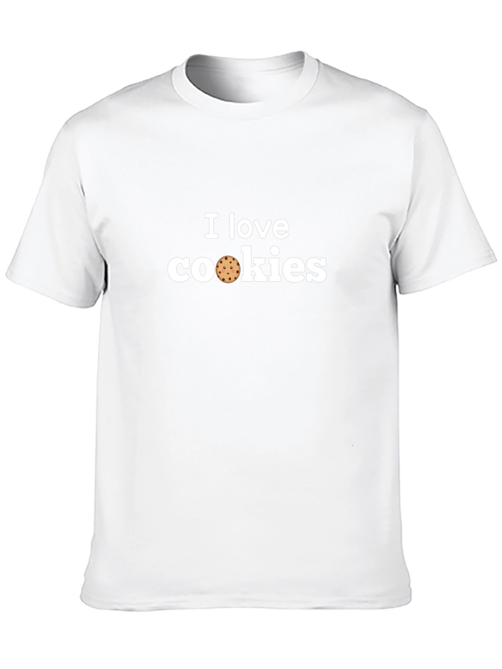 I Love Cookies Graphic Tee - Black