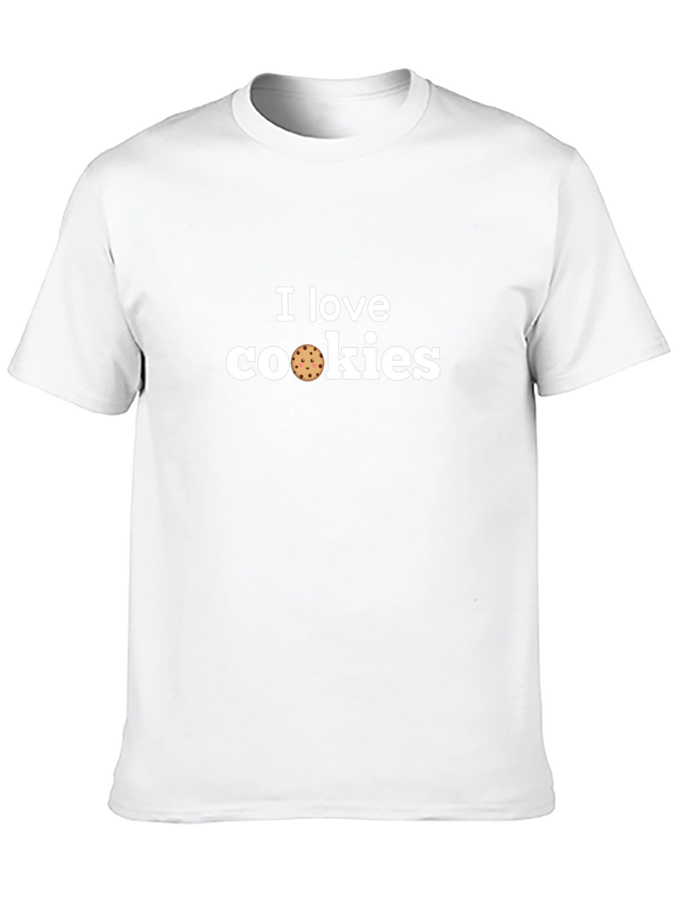 I Love Cookies Graphic Tee - Black