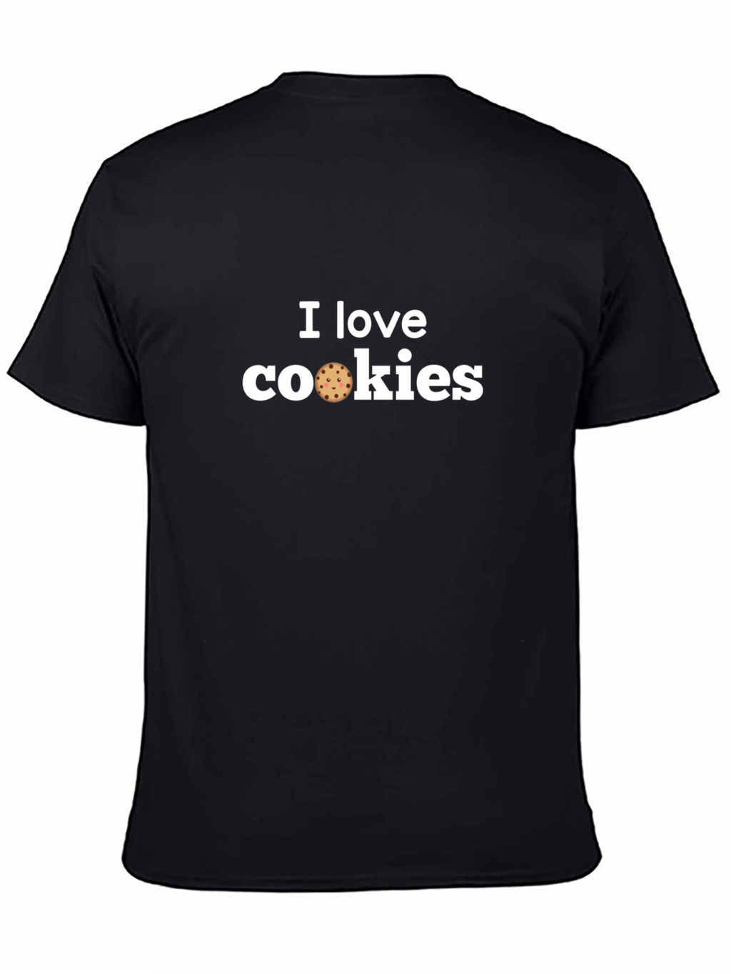 I Love Cookies Graphic Tee - Black
