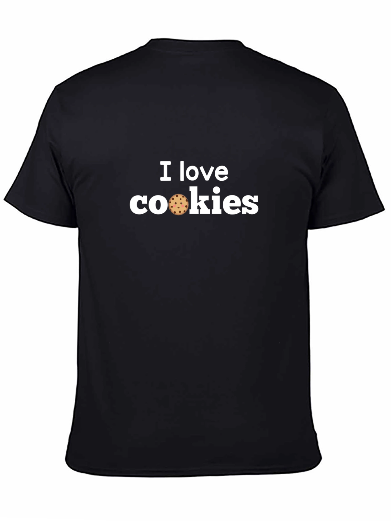 I Love Cookies Graphic Tee - Black