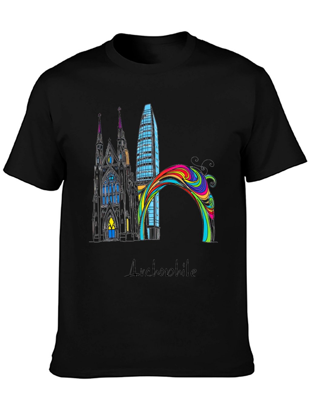 Architectural Art T-Shirt - Modern Design